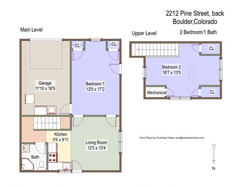 2212 Pine St (Back) Floor Plan